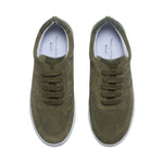 Emma Wide Width Sneakers - Khaki Suede