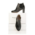 Lucille Wide Width Boots - Black Leather - With Box
