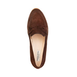 Sylvie Wide Width Loafers  - Brown Suede - Top