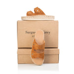 Candy - Wide Width Espadrille - Tan Suede - With boxes